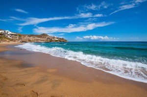 Paradise Beach in Mykonos