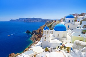 Oia Village on Santorini, Greece