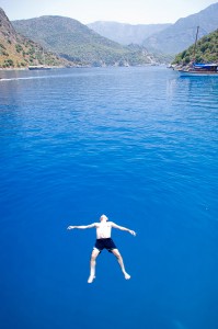 Swimming In The Mediterranean