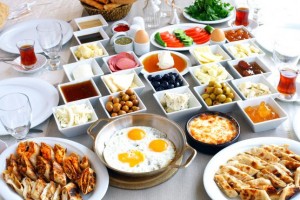 Sample Menu - Turkish Breakkie