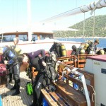 Fethiye Diving - Seahorse - On deck