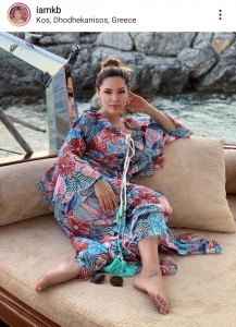 Kelly Brook on Gulet