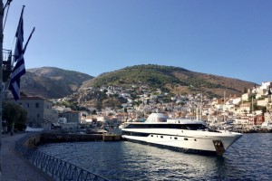 Hydra's quaint port