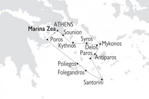 Jewels of the Cyclades - Map