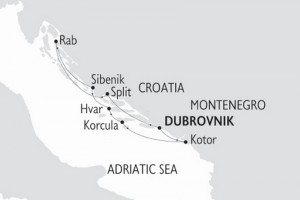 Dalmatian Coast - Map