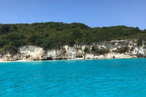 Swim-stop at Antipaxi Island, Greece