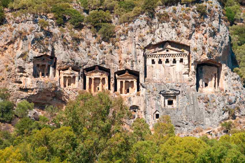 Kaunos Lycian Tombs, Turkey